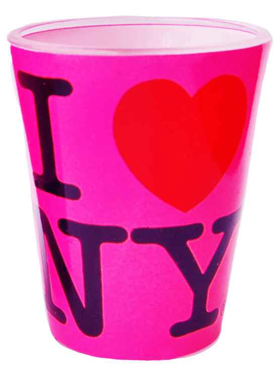 I Love NY Shot Glass Party Cup 2 Ounces