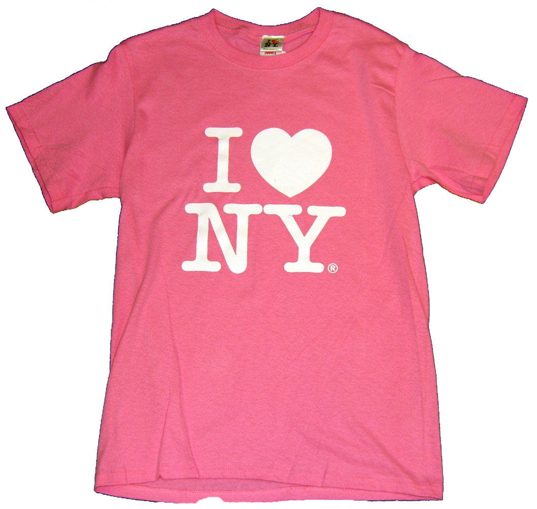 Torkia Original Pink I Heart NY Shirt | I Heart New York Shirt XL