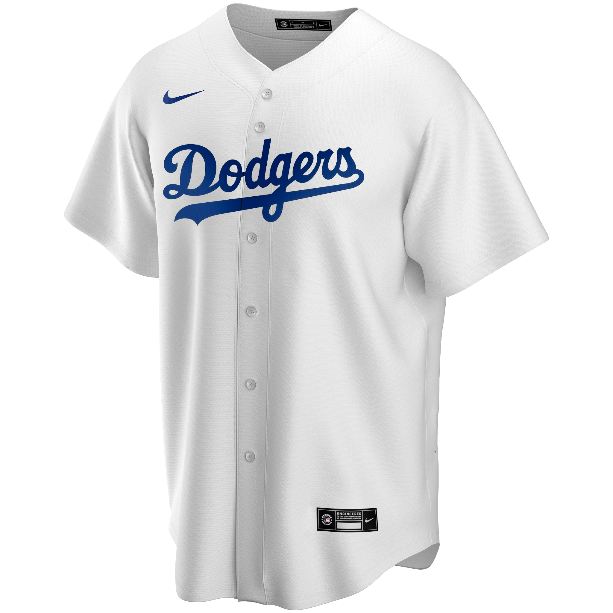 Women's Los Angeles Dodgers Nike White Home Replica Custom Jersey