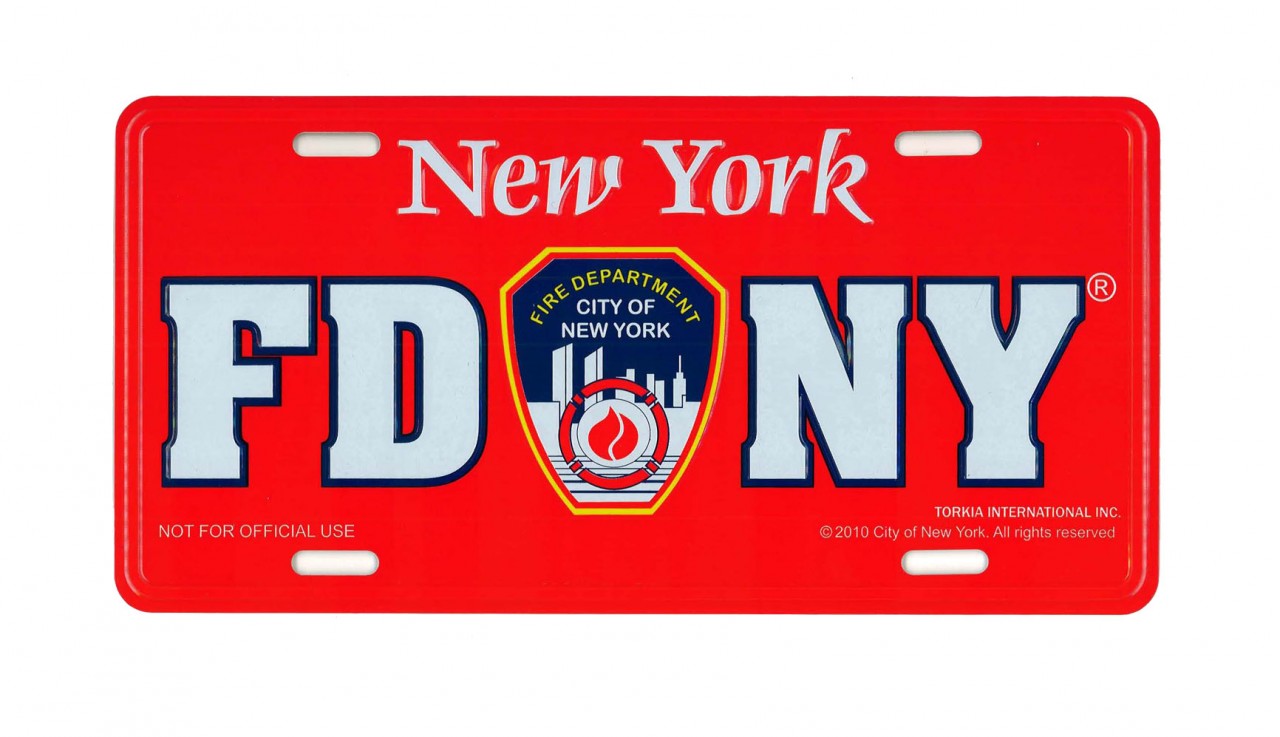 Red license plates online